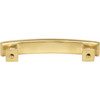 Elements, Hadly, 3" Bar Pull, Brushed Gold - alternate view 4