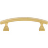 Elements, Hadly, 3" Bar Pull, Brushed Gold - alternate view 2