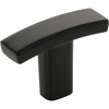 Elements, Thatcher, 1 1/2" Pull Knob, Matte Black