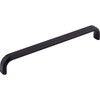 Top Knobs, Ellis, Telfair, 7 9/16" (192mm) Straight Pull, Flat Black - Angle View