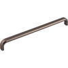 Top Knobs, Ellis, Telfair, 8 13/16" (224mm) Straight Pull, Ash Gray - Angle View