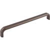 Top Knobs, Ellis, Telfair, 12" (305mm) Straight Appliance Pull, Ash Gray - Angle View