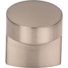 Top Knobs, Ellis, Hartridge, 1 1/4" Round Knob, Brushed Satin Nickel