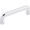 Top Knobs, Ellis, Hartridge, 3 3/4" (96mm) Straight Pull, Polished Chrome - Angle View