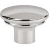 Top Knobs, Ellis, Julian, 1 3/8" Oval Knob, Polished Chrome