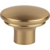 Top Knobs, Ellis, Julian, 1 3/8" Oval Knob, Honey Bronze