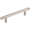 Top Knobs, Ellis, Julian, 3 3/4" (96mm) Bar Pull, Brushed Satin Nickel - Angle View