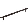 Top Knobs, Ellis, Julian, 7 9/16" (192mm) Bar Pull, Flat Black - Angle View