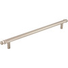 Top Knobs, Ellis, Julian, 12" (305mm) Bar Appliance Pull, Brushed Satin Nickel - Angle View