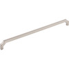 Top Knobs, Ellis, Davenport, 12" (305mm) Straight Pull, Brushed Satin Nickel - Angle View