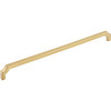 Top Knobs, Ellis, Davenport, 12" (305mm) Straight Pull, Honey Bronze - Angle View