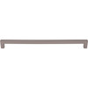 Top Knobs, Nouveau, 12" (305mm) Square Bar Pull, Ash Gray