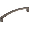 Top Knobs, Nouveau, Griggs, 5 1/16" (128mm) Curved Pull, Ash Gray - alt view