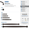 Amerock, Renown, 5 1/16" (128mm) Curved Pull, Oil Rubbed Bronze - collection