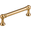 Top Knobs, Serene, Kara, 3 3/4" (96mm) Straight Pull, Honey Bronze - alt view