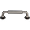 Top Knobs, Serene, Lily, 3 3/4" (96mm) Straight Pull, Ash Gray