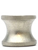 Cal Crystal, Athens, Polyester with Solid Brass Pull, Adjustable Drill Center, Turquoise, shown in Satin Nickel, Satin Nickel Base - US15