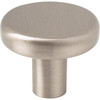 Elements, Gibson, 1 1/4" Round Knob, Satin Nickel