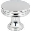 Jeffrey Alexander, Marie, 1 1/4" Round Knob, Polished Chrome