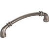 Jeffrey Alexander, Marie, 5 1/16" (128mm) Curved Pull, Brushed Pewter