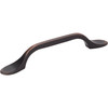 Elements, Kenner, 3 3/4" (96mm) Curved Pull, Brushed Oil Rubbed Bronze