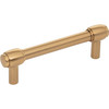 Jeffrey Alexander, Hayworth, 3 3/4" (96mm) Bar Pull, Satin Bronze