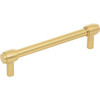 Jeffrey Alexander, Hayworth, 5 1/16" (128mm) Bar Pull, Brushed Gold