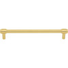 Jeffrey Alexander, Hayworth, 7 9/16" (192mm) Bar Pull, Brushed Gold - alternate view 1