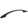 Jeffrey Alexander, Regan, 5 1/16" (128mm) Curved Pull, Matte Black