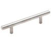 Amerock, Bar Pulls, 3 3/4" (96mm) Bar Pull, Stainless Steel