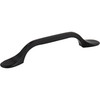 Elements, Kenner, 3 3/4" (96mm) Curved Pull, Matte Black