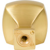 Jeffrey Alexander, Audrey, 1 1/8" Square Knob, Brushed Gold - alternate view 5