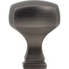 Jeffrey Alexander, Audrey, 1 1/8" Square Knob, Brushed Pewter  - alternate view 4