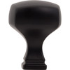 Jeffrey Alexander, Audrey, 1 1/8" Square Knob, Matte Black - alternate view 4