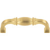 Jeffrey Alexander, Audrey, 3 3/4" (96mm) Curved Pull, Brushed Gold - alternate view 4