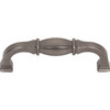 Jeffrey Alexander, Audrey, 3 3/4" (96mm) Curved Pull, Brushed Pewter  - alternate view 3