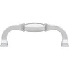 Jeffrey Alexander, Audrey, 3 3/4" (96mm) Curved Pull, Polished Chrome - alternate view 3