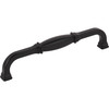 Jeffrey Alexander, Audrey, 6 5/16" (160mm) Curved Pull, Matte Black