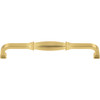 Jeffrey Alexander, Audrey, 7 9/16" (192mm) Curved Pull, Brushed Gold - alternate view 4