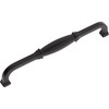 Jeffrey Alexander, Audrey, 7 9/16" (192mm) Curved Pull, Matte Black - alternate view 7