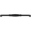 Jeffrey Alexander, Audrey, 7 9/16" (192mm) Curved Pull, Matte Black - alternate view 8