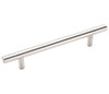 Amerock, Bar Pulls, 5 1/16" (128mm) Bar Pull, Sterling Nickel