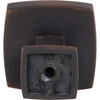 Jeffrey Alexander, Renzo, 1 1/4" Square Knob, Brushed Oil Rubbed Bronze - alternate view 2