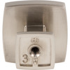 Jeffrey Alexander, Renzo, 1 1/4" Square Knob, Satin Nickel - alternate view 2