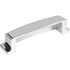 Jeffrey Alexander, Renzo, 3 3/4" (96mm) Cup Pull, Polished Chrome - alternate view 4