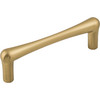 Top Knobs, Barrington, Brookline, 3 3/4" (96mm) Straight Pull, Honey Bronze - Angle View