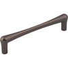 Top Knobs, Barrington, Brookline, 5 1/16" (128mm) Straight Pull, Ash Gray - Angle View