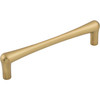 Top Knobs, Barrington, Brookline, 5 1/16" (128mm) Straight Pull, Honey Bronze - Angle View