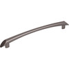 Top Knobs, Barrington, Edgewater, 7 9/16" (192mm) Straight Pull, Ash Gray - Angle View