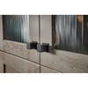 Top Knobs, Sanctuary, Tapered Square, 3/4" Square Knob, Ash Gray - installed 2